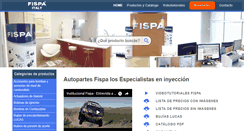 Desktop Screenshot of fispa-argentina.com.ar